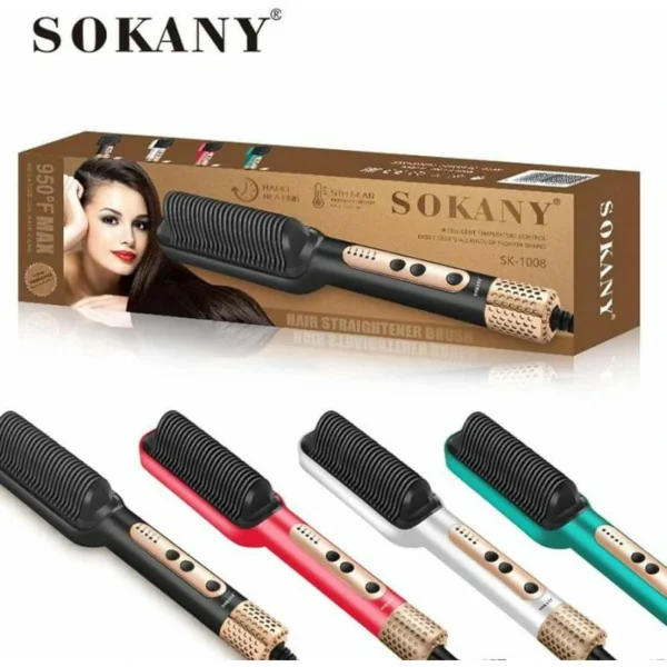 Sokany Brosse à lisser électrique