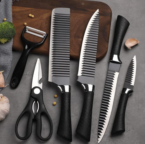 Ensemble de Couteaux de Cuisine 6 Pièces